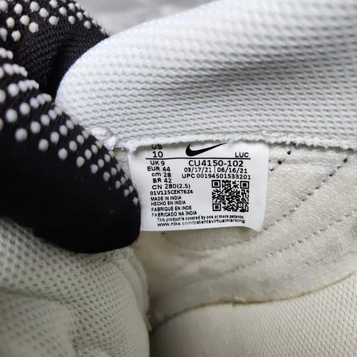 [BUNJANG] Nike Court Legacy Next Nature White/Black Sneakers / 마/나이키의 코트 레거시 넥스트 네이처280