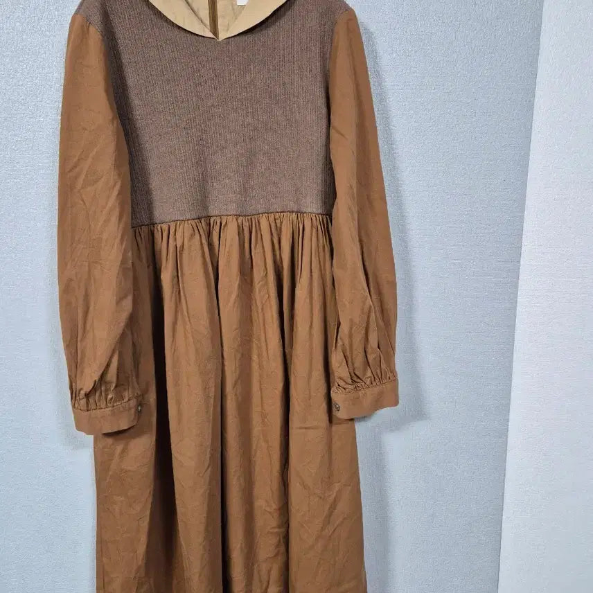 [BUNJANG] eje Layered Shirred Cotton Dress / eje 퍼프소매 레이어드 셔링 면원피스 66