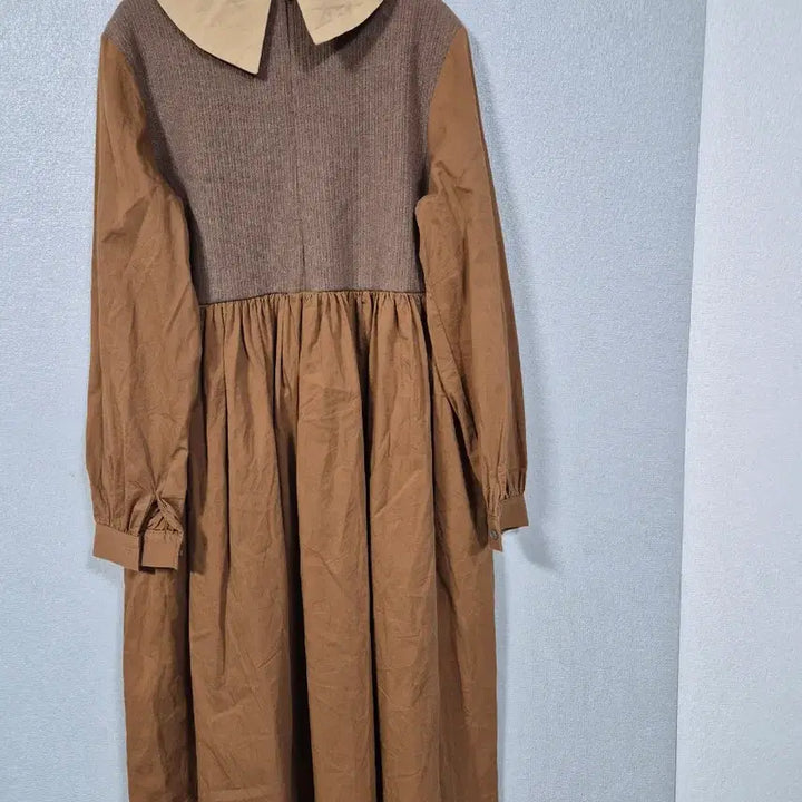 [BUNJANG] eje Layered Shirred Cotton Dress / eje 퍼프소매 레이어드 셔링 면원피스 66
