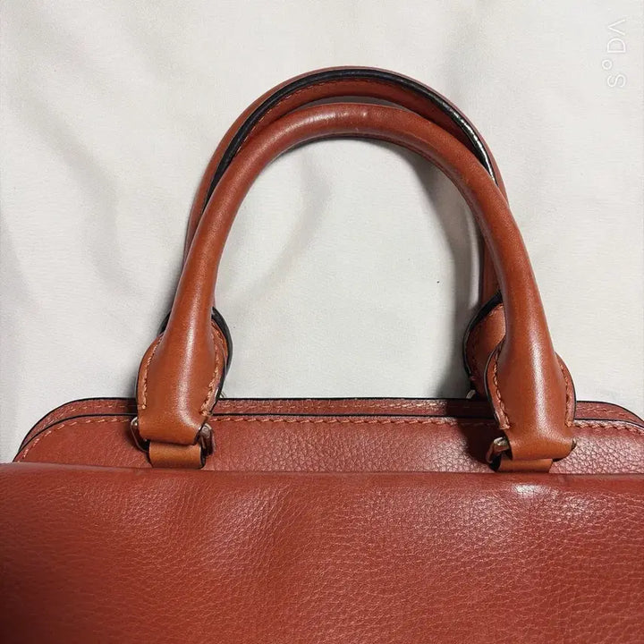 [BUNJANG] Burberry Brown Leather Canvas Tote Bag / 버버리 브라운 레더 캔버스 토트백