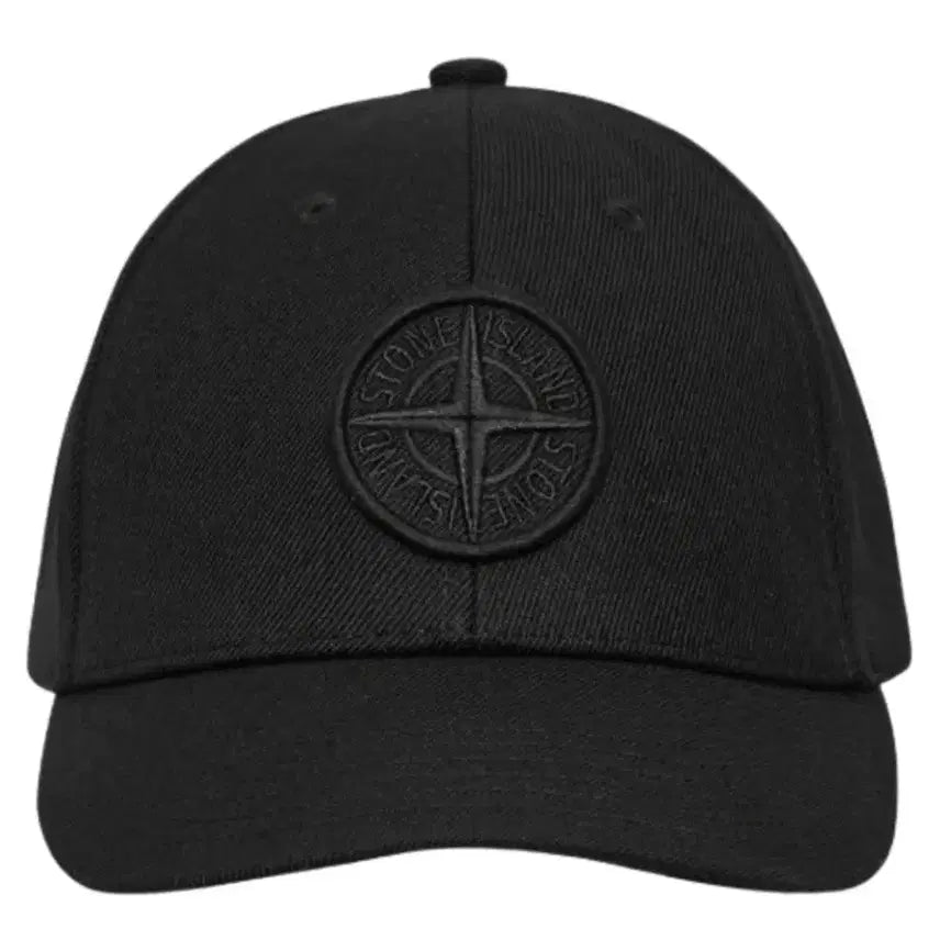 [BUNJANG] Stone Island 6 Panel Ball Cap Black / 스톤아일랜드 6패널 볼캡 블랙