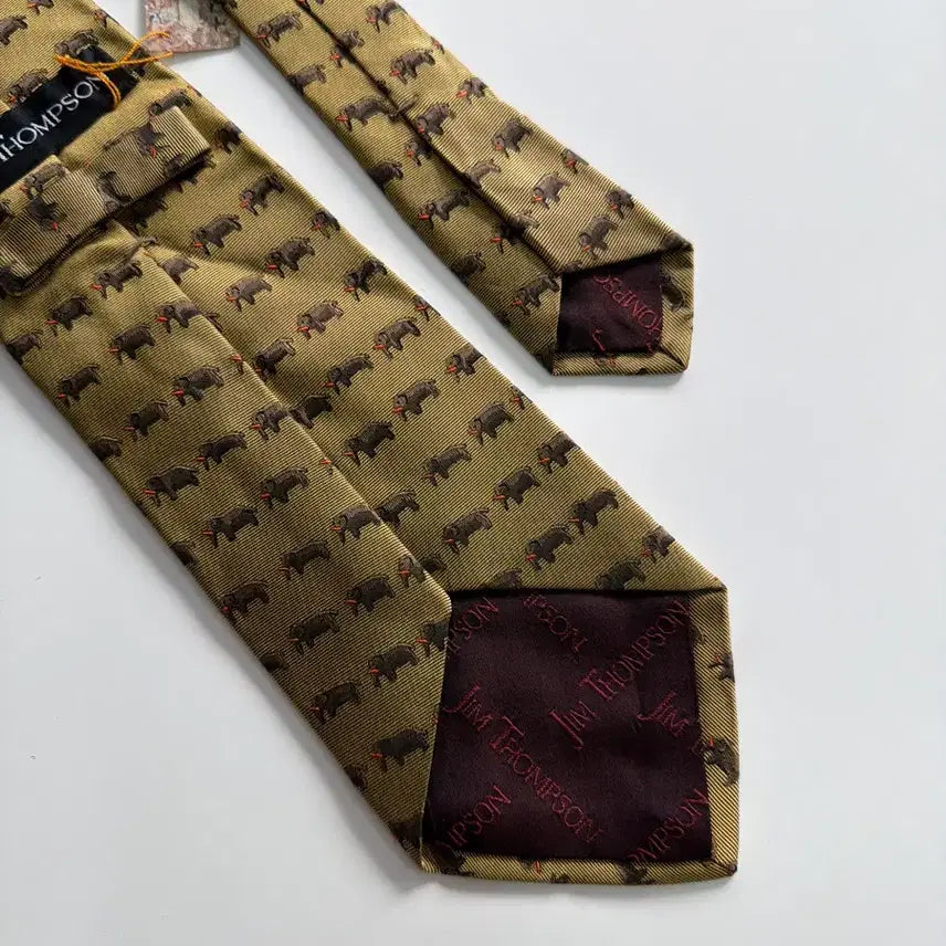 [BUNJANG] JIM THOMPSON Silk Tie 9.7cm / 짐 톰슨 (JIM THOMPSON) 실크 넥타이 9.7cm