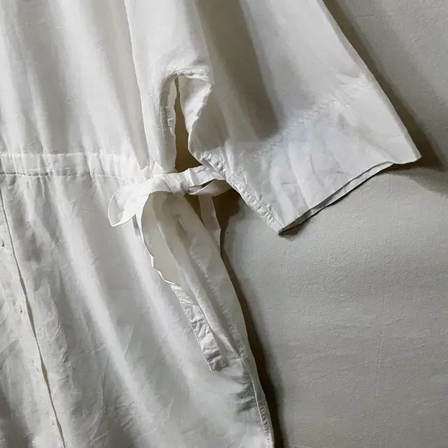 [BUNJANG] Uniqlo Linen Dress White / 유니클로 린넨 원피스 화이트