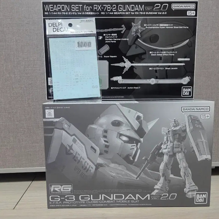 [SOLD OUT] 반다이 RG G-3 건담 Ver.2.0 프라모델+웨펀셋+델피데칼