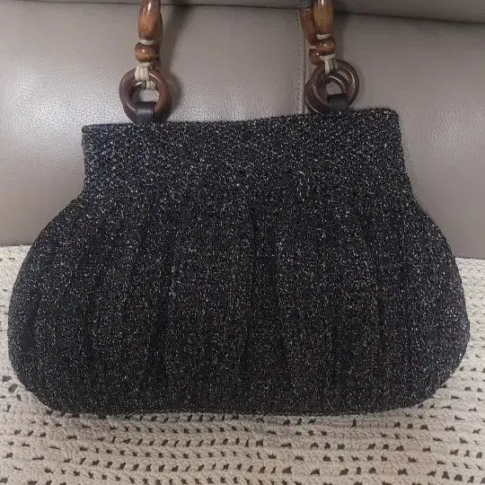 [BUNJANG] Italian Imported Hand-Knitted Shoulder Bag / 이태리 수입사 손뜨게 숄더백