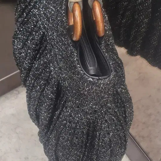 [BUNJANG] Italian Imported Hand-Knitted Shoulder Bag / 이태리 수입사 손뜨게 숄더백