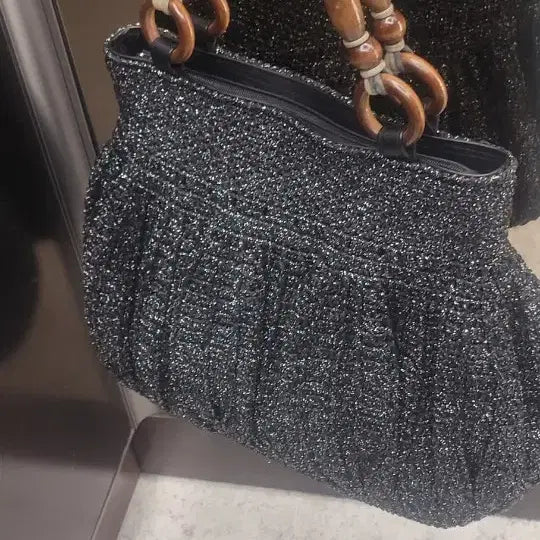 [BUNJANG] Italian Imported Hand-Knitted Shoulder Bag / 이태리 수입사 손뜨게 숄더백