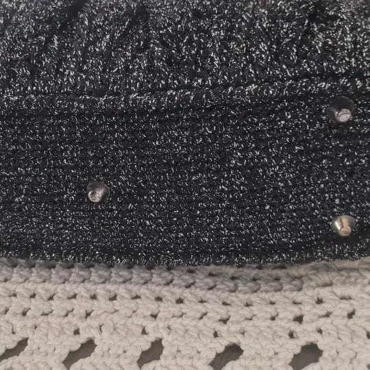 [BUNJANG] Italian Imported Hand-Knitted Shoulder Bag / 이태리 수입사 손뜨게 숄더백