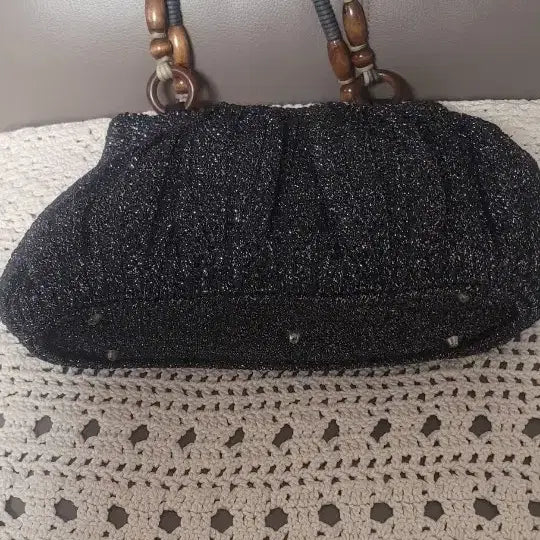 [BUNJANG] Italian Imported Hand-Knitted Shoulder Bag / 이태리 수입사 손뜨게 숄더백