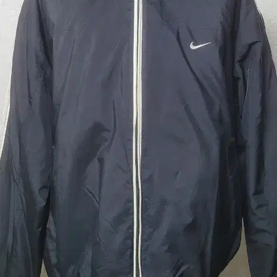 [BUNJANG] Nike Black Windbreaker Jacket 105 / 나이키 블랙 바람막이 점퍼 105
