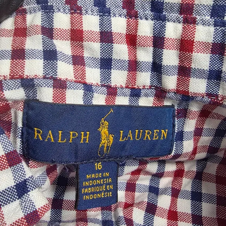 [BUNJANG] Polo Ralph Lauren Checkered Shirt - Red / [16/95] 폴로 랄프로렌 체크 셔츠 레드