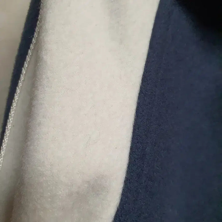 [BUNJANG] Maison Kitsune National Flag Patch Teddy Jacket / 메종키츠네 폭스 패치 국뽕 테디 자켓