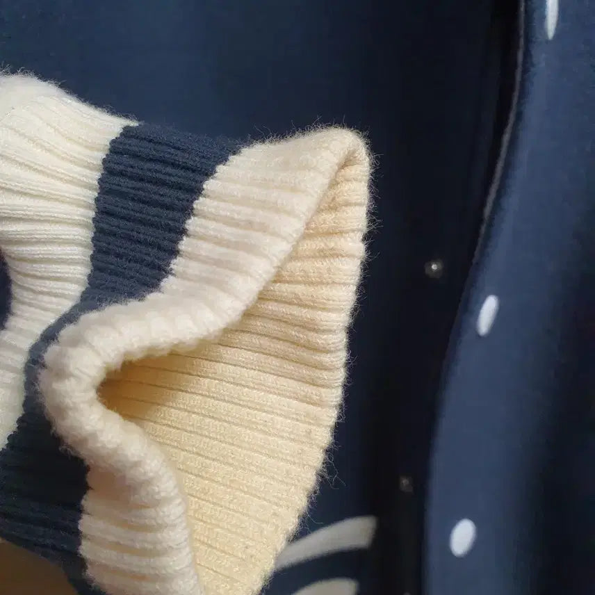 [BUNJANG] Maison Kitsune National Flag Patch Teddy Jacket / 메종키츠네 폭스 패치 국뽕 테디 자켓