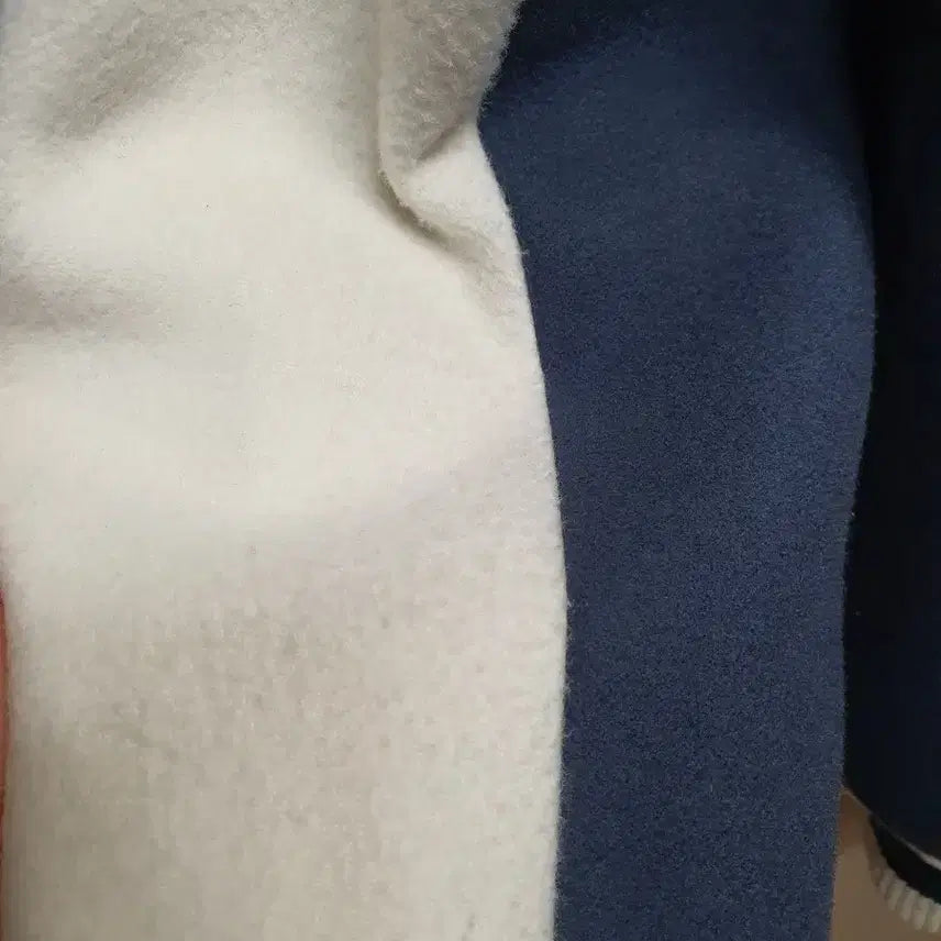 [BUNJANG] Maison Kitsune National Flag Patch Teddy Jacket / 메종키츠네 폭스 패치 국뽕 테디 자켓
