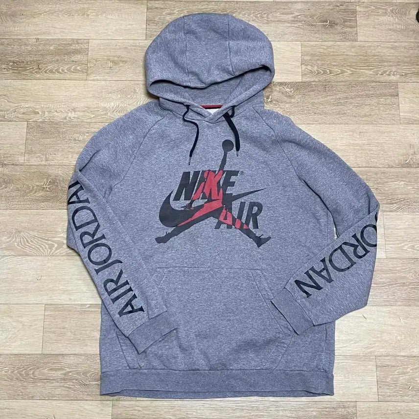 [BUNJANG] Nike Air Jordan Hoodie Gray / 조던 x 나이키 에어 후드티 그레이 교신
