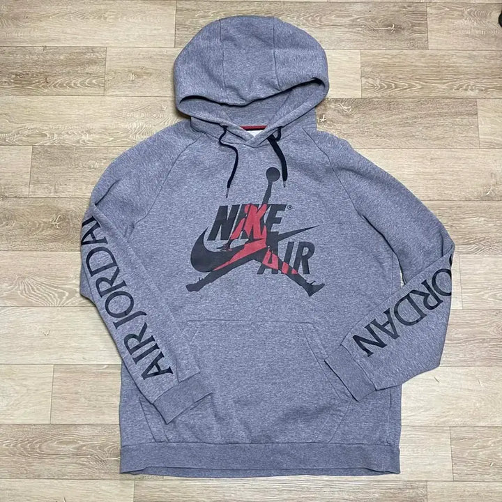 [BUNJANG] Nike Air Jordan Hoodie Gray / 조던 x 나이키 에어 후드티 그레이 교신