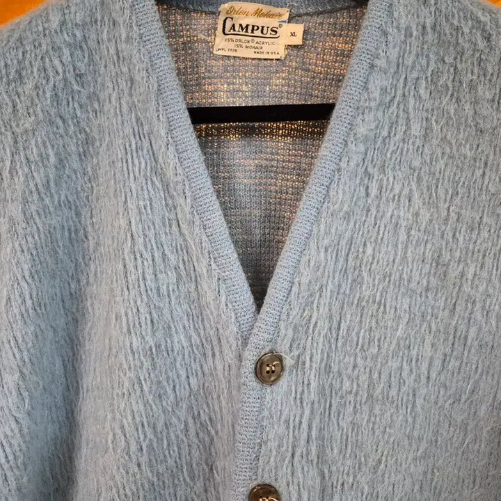 [BUNJANG] Campus 60s USA Mohair Cardigan (XL) / Campus 60s USA Fuzzy Mohair 가디건 (XL)