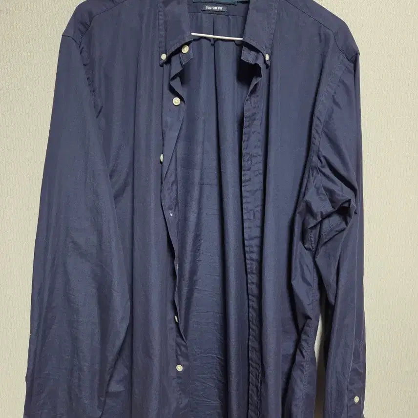 [BUNJANG] Polo Ralph Lauren Custom Fit Navy Shirt / L 폴로랄프로렌 남방 네이비 커스텀핏