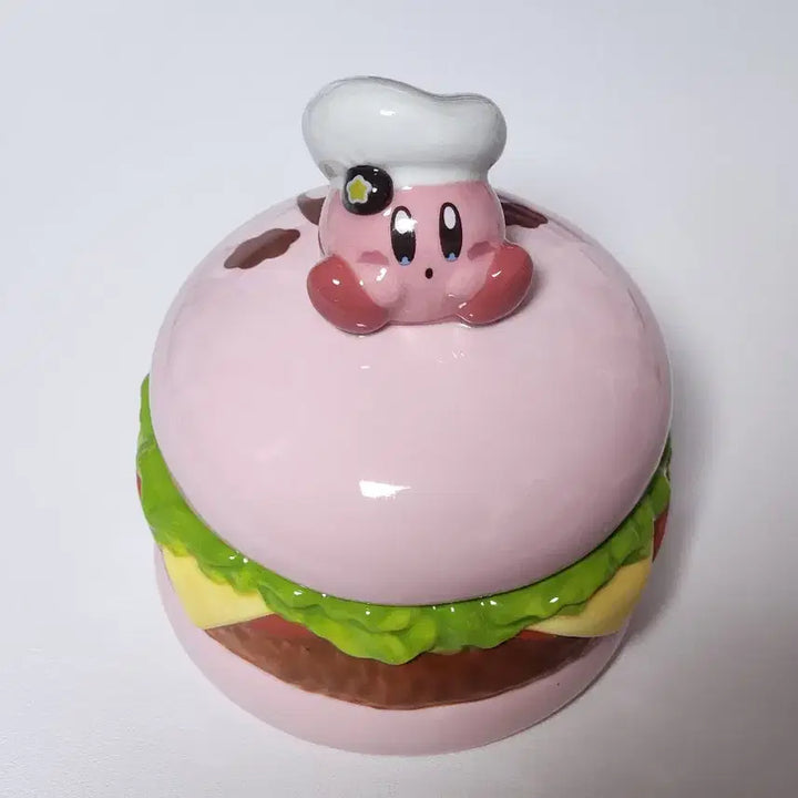 [BUNJANG] Kirby Kirby Cafe Hamburger Ceramic Storage Box / 별의 커비 커비카페 햄버거 도자기 보관함