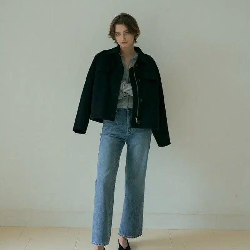 [BUNJANG] TANAT High-Rise Denim Pants / 타낫 하이라이즈 데님 청바지 수린 온트 하이웨이스트 면바지 롱