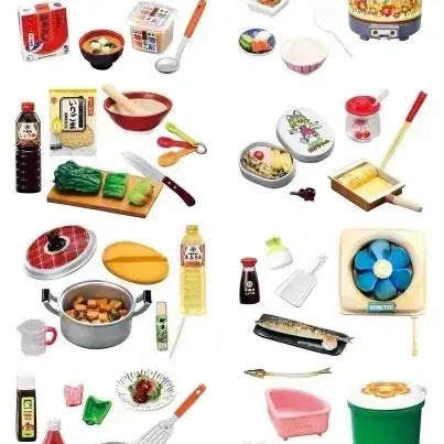 [BUNJANG] Re-Ment Kitchen Miniature Figures Bundle Set / 리멘트 주방 미니어처 피규어 일괄
