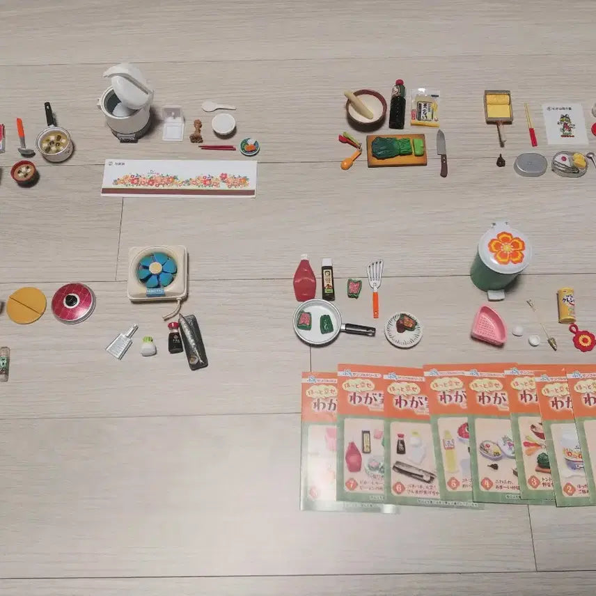 [BUNJANG] Re-Ment Kitchen Miniature Figures Bundle Set / 리멘트 주방 미니어처 피규어 일괄