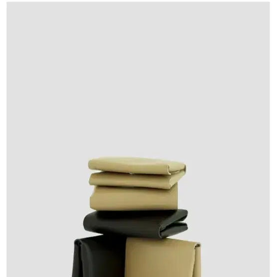 [BUNJANG] Gumi Project Beige Leather Wallet / 구미 지갑 / Gumi project 반지갑 wallet