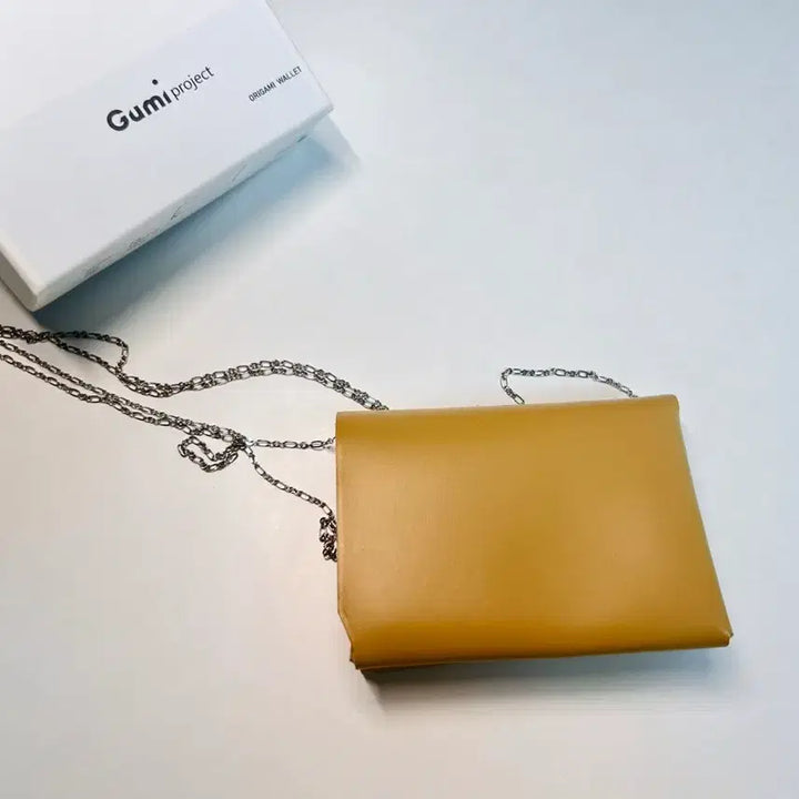 [BUNJANG] Gumi Project Beige Leather Wallet / 구미 지갑 / Gumi project 반지갑 wallet
