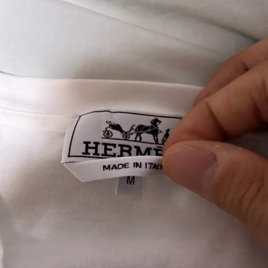 [BUNJANG] Hermes Horse Print Short Sleeve T-shirt / 에르메스 말 프린팅 반팔 티셔츠 M