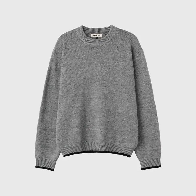 [BUNJANG] General Idea Nepsa Crew Neck Gray Knit L / (새상품)제너럴아이디어 네프사 크루넥 그레이 니트 L