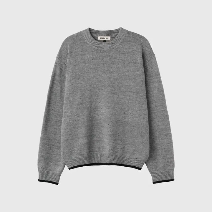 [BUNJANG] General Idea Nepsa Crew Neck Gray Knit L / (새상품)제너럴아이디어 네프사 크루넥 그레이 니트 L