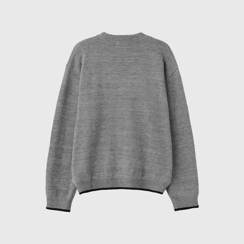 [BUNJANG] General Idea Nepsa Crew Neck Gray Knit L / (새상품)제너럴아이디어 네프사 크루넥 그레이 니트 L