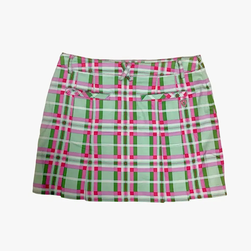 [SOLD OUT] playboy 체크 패턴 치마바지