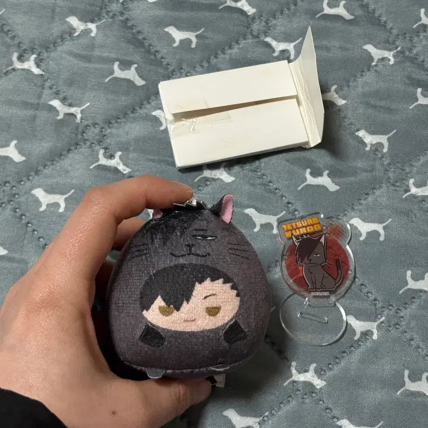 [BUNJANG] Haikyu Kuroo Neko Bundle Set / 하이큐 쿠로오네코 누이 키링, 아크릴 스탠드 일괄