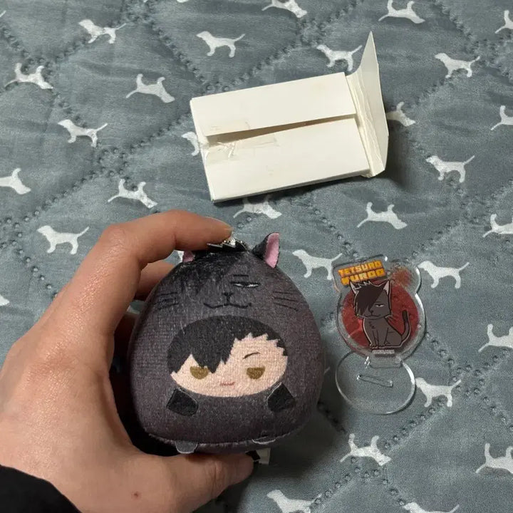 [BUNJANG] Haikyu Kuroo Neko Bundle Set / 하이큐 쿠로오네코 누이 키링, 아크릴 스탠드 일괄