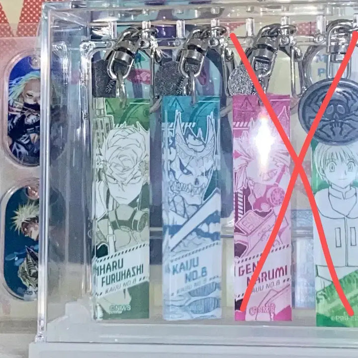 [BUNJANG] Kaiju No. 8 Original Art Exhibition Keyring [Iharu, Kafka] / 괴수8호 원화전 키링 판매[이하루, 카프카]