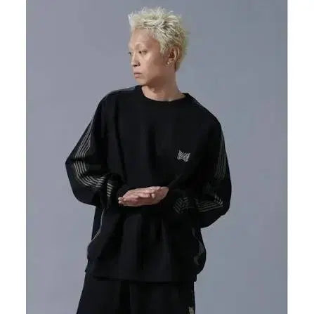 [BUNJANG] Needles LHP Black Sweatshirt / 니들스 lhp 스웻 블랙 m