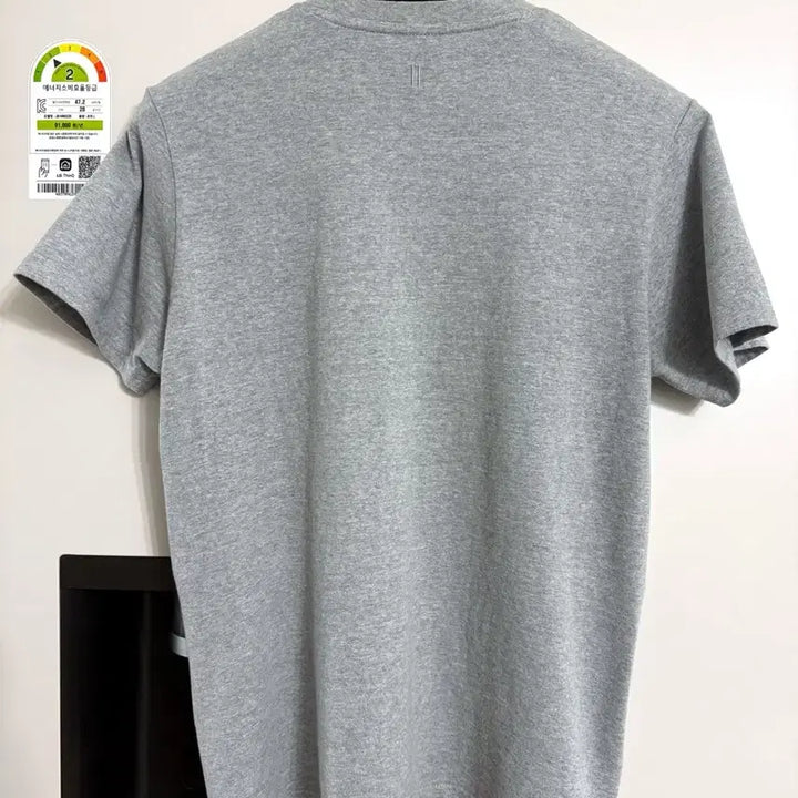 [SOLD OUT] 사이드 지퍼 반팔티 그레이색상 95-슬림100사이즈