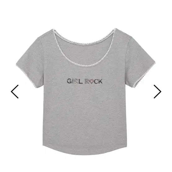 [BUNJANG] 허그유어스킨 girl rock t 멜란지 / 허그유어스킨 girl rock t 멜란지