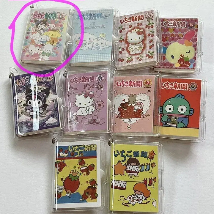 [SOLD OUT] 산리오 이치고신문 50주년 메모노트 가챠