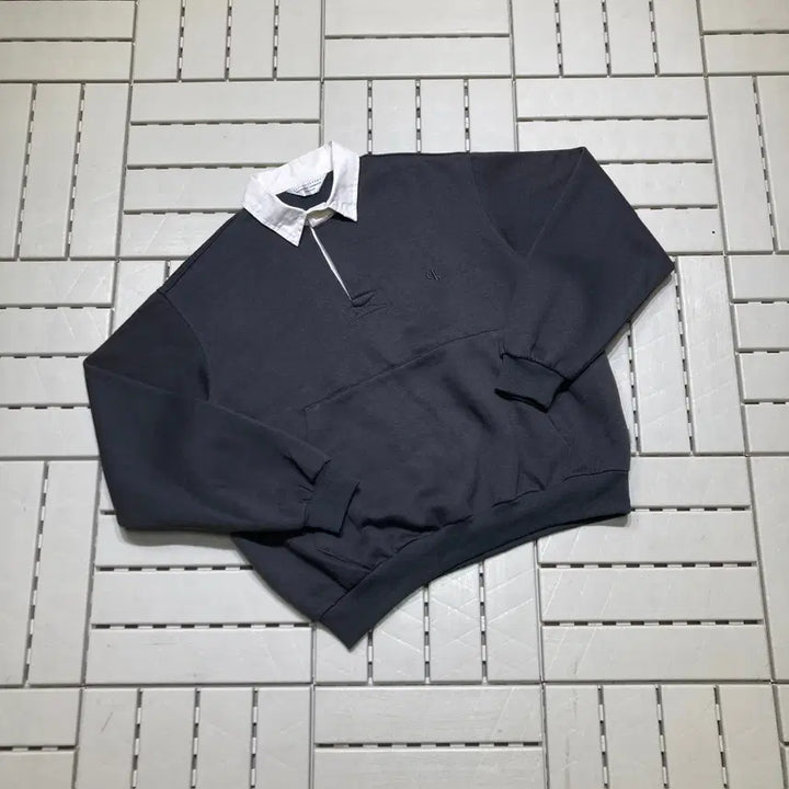 [BUNJANG] Rapfaistore Brushed Fleece Collar Sweatshirt / [S]라퍼지스토어 기모 카라 맨투맨 0342