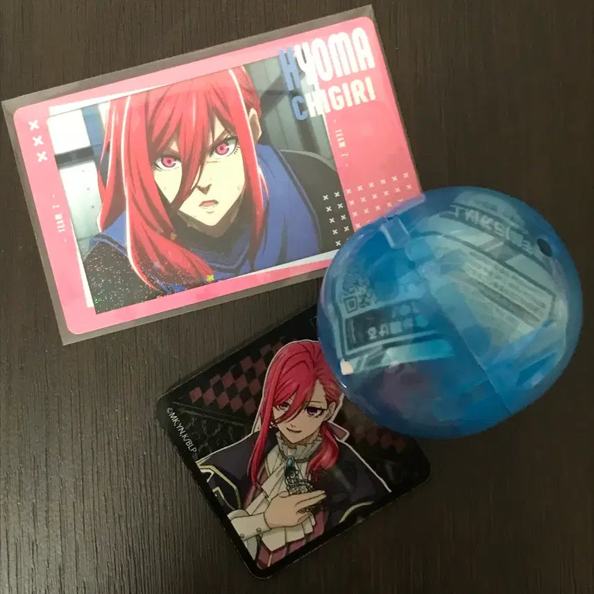 [BUNJANG] Blue Lock Chigiri Hyoma Mejirushi Keyring &amp; Photocard Bundle / 블루록 치기리 효마 메지루시 키링 포토카드 일괄