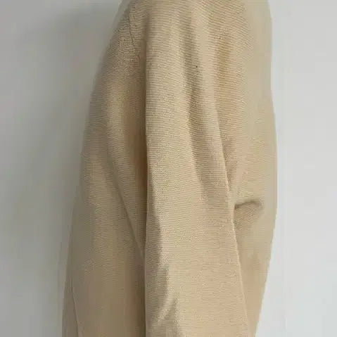 [BUNJANG] Beige V-Neck Knit Sweater / 베이지 V넥 니트