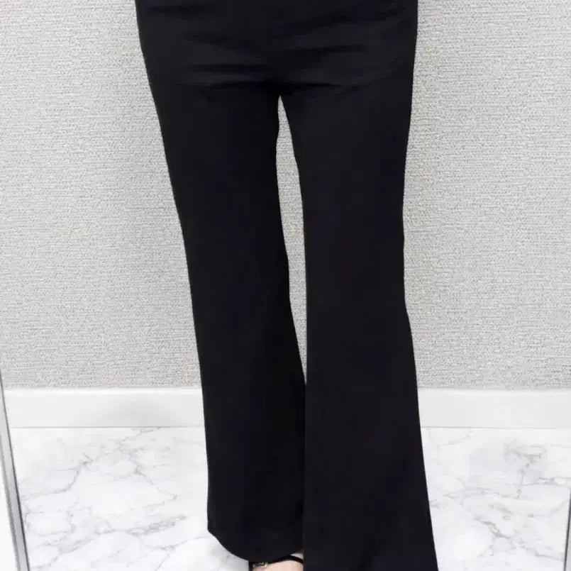 [BUNJANG] Semi Bootcut High Waist Slacks S / [세탁완료] 세미 부츠컷 하이웨스트 슬랙스 S