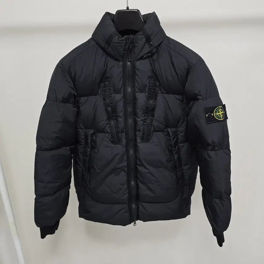 [BUNJANG] Stone Island Crinkle Reps Padded Jacket Black (S) / 스톤아일랜드 크링클랩스 패딩 블랙 s사이즈 90 95 판매
