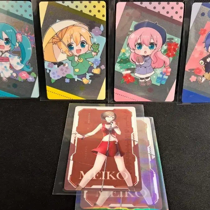 [BUNJANG] Ensky Hatsune Miku Metallic Card Bundle Set (5 + 1 Bonus) / 정품) ENSKY 엔스키 하츠네미쿠 메탈릭 카드 5장 일괄 (+1 중복