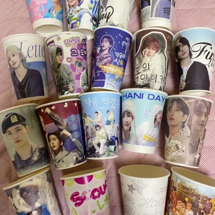 [BUNJANG] Seventeen Birthday Cafe Cup Holder Bundle Set / 세븐틴 생카 컵홀더