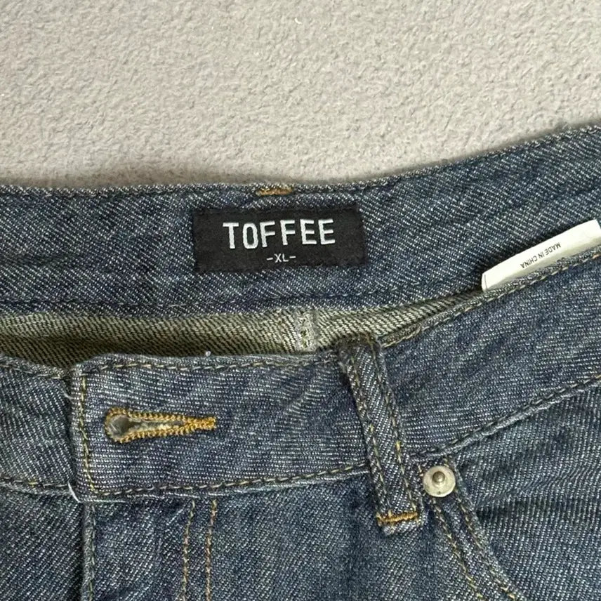 [BUNJANG] TOPI Washing Straight Denim Pants / 토피 워싱 스트레이트 데님 바지