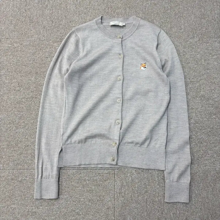 [BUNJANG] Maison Kitsune Fox Patch Round Cardigan / [S] 매장판 메종키츠네 폭스 패치 라운드  가디건