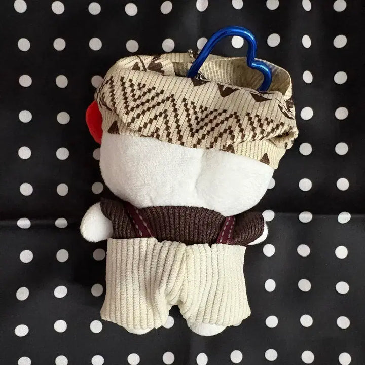 [BUNJANG] Hello Kitty Beret Doll Keyring / (새상품)베레모 멜빵 헬로키티 인형 키링